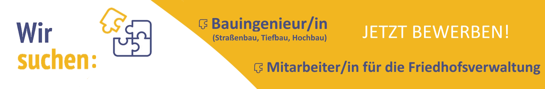 BannerBauing.  Friedhofsverwaltung